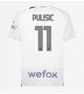 AC Milan Christian Pulisic #11 Replica Away Stadium Shirt 2023-24 Short Sleeve